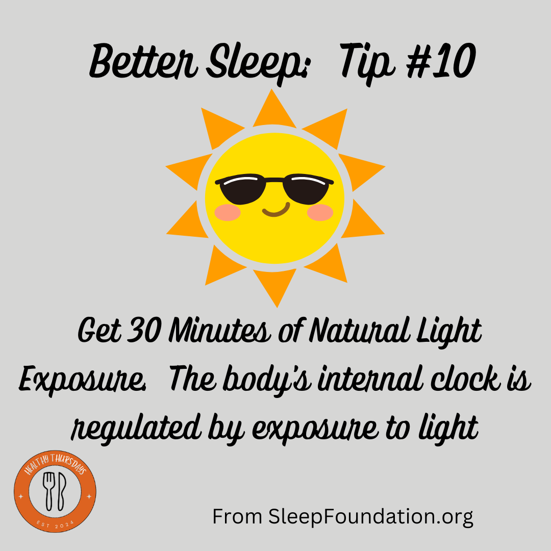 10 TIP #10 TO IMPROVE SLEEP