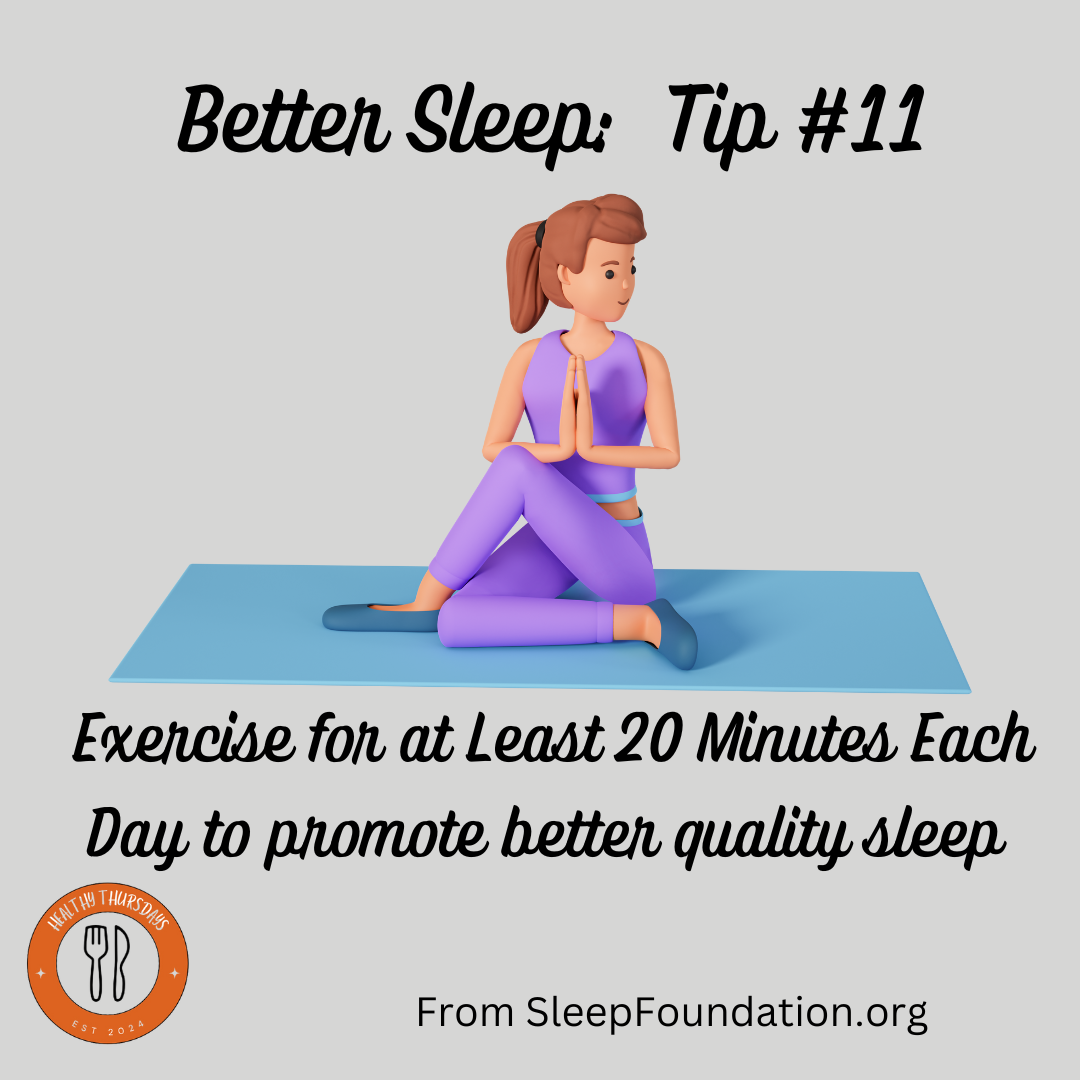 11 TIP #11 TO IMPROVE SLEEP