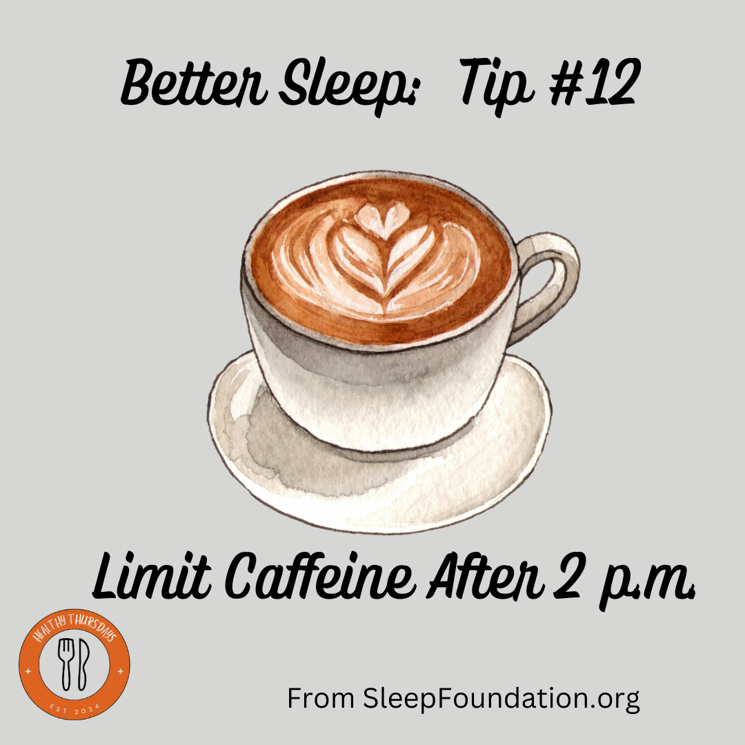 12 TIP #12 TO IMPROVE SLEEP