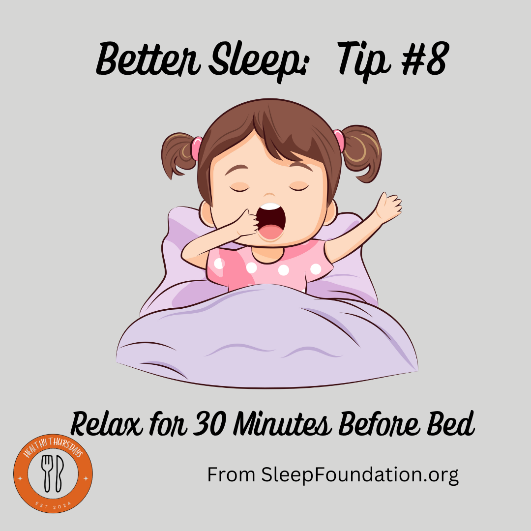 8 TIP #8 TO IMPROVE SLEEP